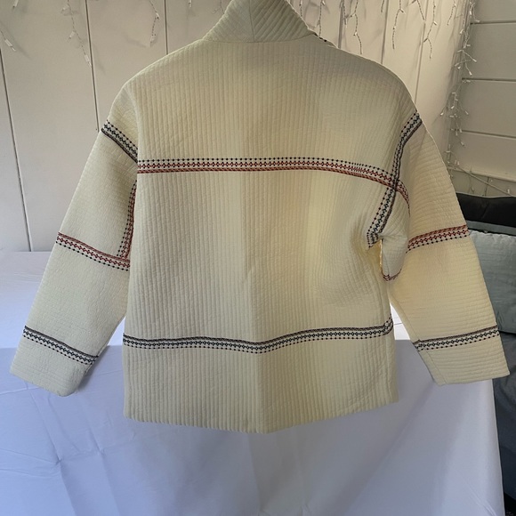 NWT BLANK NYC Women’s Pure Bliss Embroidered Open Front Jacket Size XS - Picture 5 of 10